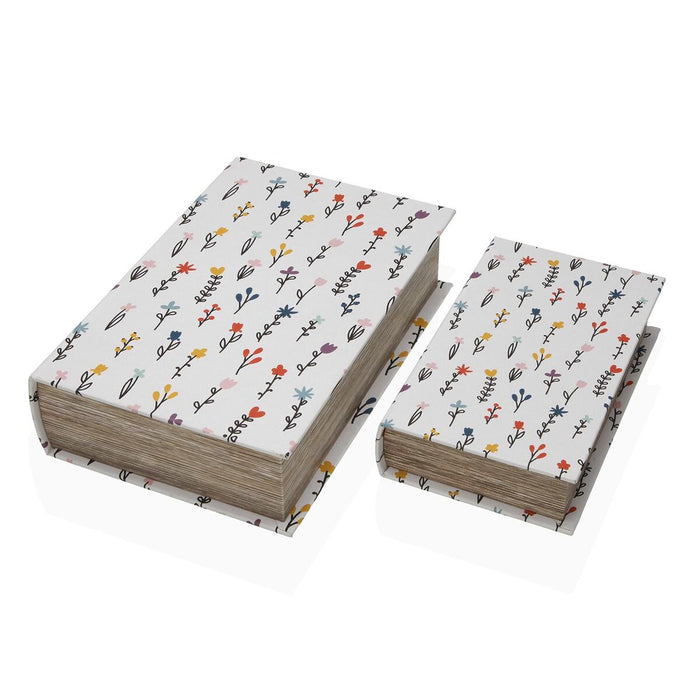 Декоративна кутия Versa Blume Пластно Дървен MDF Книга