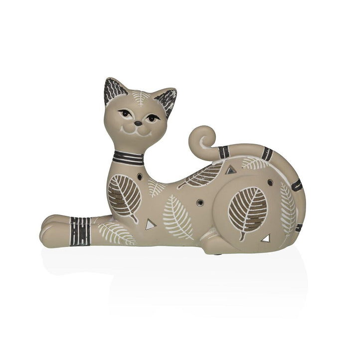 Декоративна фигурка Versa Бежов Котка 5,5 X 14,5 X 20 CM