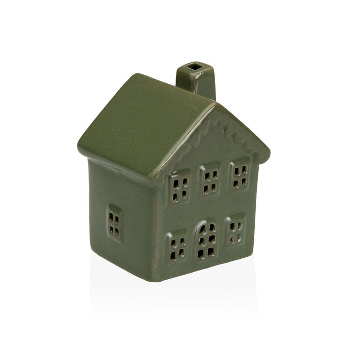 Декоративна фигурка Versa Зелен Къща 5,8 X 8 X 6,7 CM Декоративна фигурка