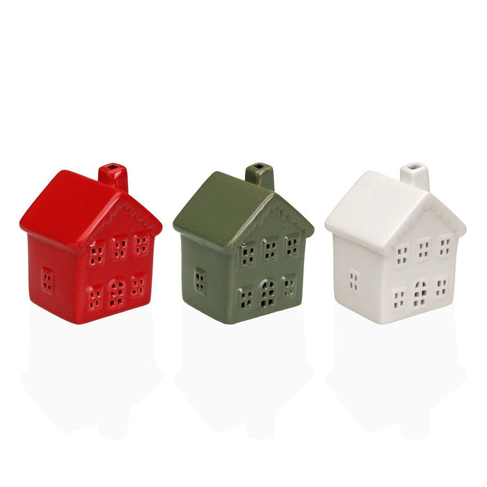 Декоративна фигурка Versa Зелен Къща 5,8 X 8 X 6,7 CM Декоративна фигурка