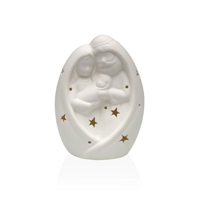 Коледна Украса Versa Бял Раждане / Витлеем 6,6 X 14 X 10,1 CM Декоративна фигурка