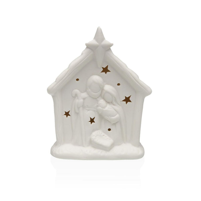 Коледна Украса Versa Бял Раждане / Витлеем 4,8 X 14,3 X 11 CM Декоративна фигурка