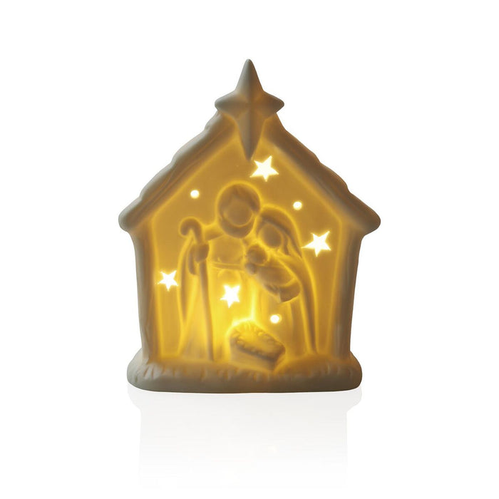 Коледна Украса Versa Бял Раждане / Витлеем 4,8 X 14,3 X 11 CM Декоративна фигурка