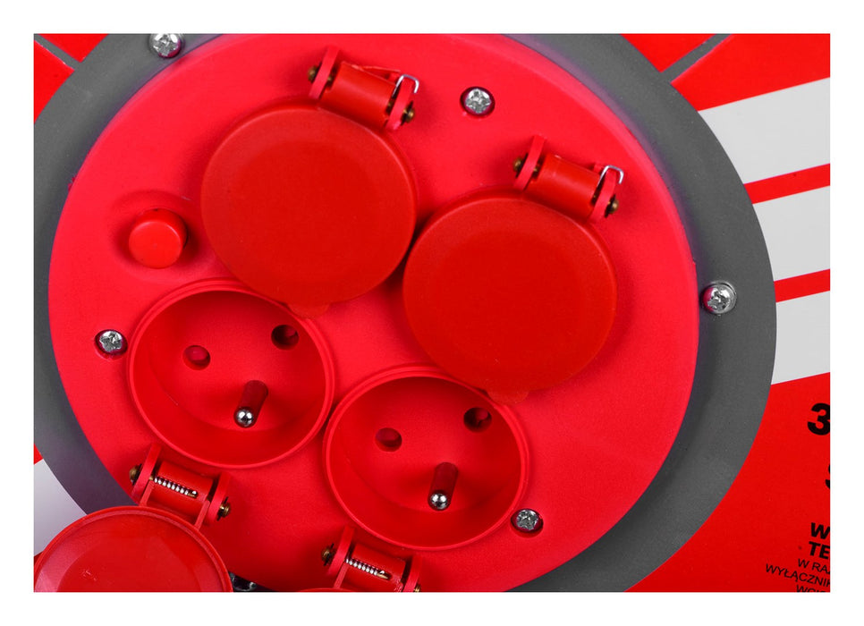 Удължителен кабел VERTEX PB25METAL 3x2,5 mm Черен