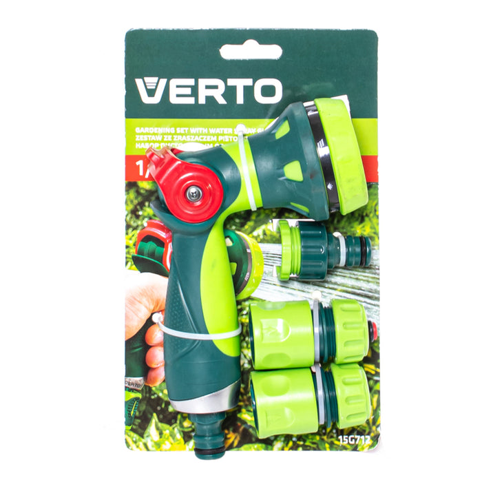 КОМПЛЕКТ ПИСТОЛЕТ И БЪРЗИ ВРЪЗКИ 1/2" VERTO 15G712