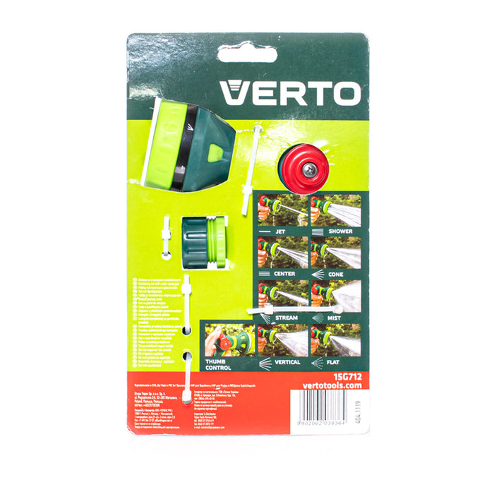 КОМПЛЕКТ ПИСТОЛЕТ И БЪРЗИ ВРЪЗКИ 1/2" VERTO 15G712