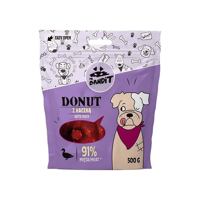 Г-Н. BANDIT DONUT с патица - кучешко лакомство - 500гр