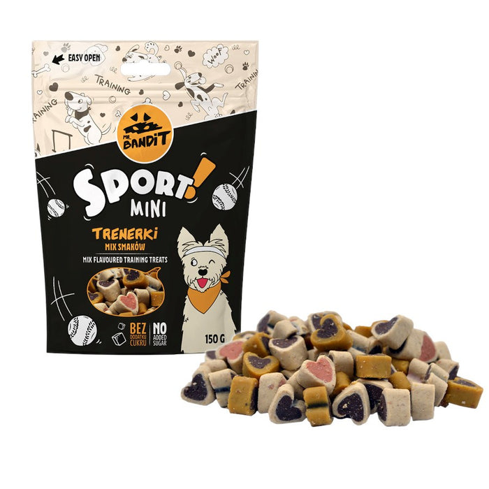 MR. BANDIT Sport Mini Trainers Mix of Flavors - dog treat - 150 g