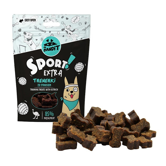 MR. BANDIT Sport Extra Trainers with ostrich - dog treat - 150 g