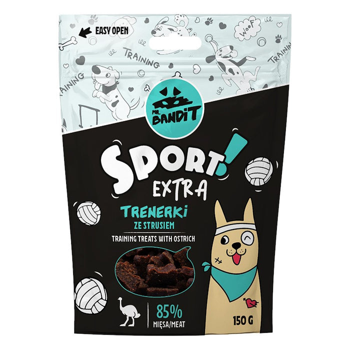 MR. BANDIT Sport Extra Trainers with ostrich - dog treat - 150 g