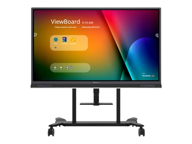VIEWSONIC VB-STND-007 Стойка за количка Моторизирана количка с две колони нагоре-надолу за 55-86 инча VESA