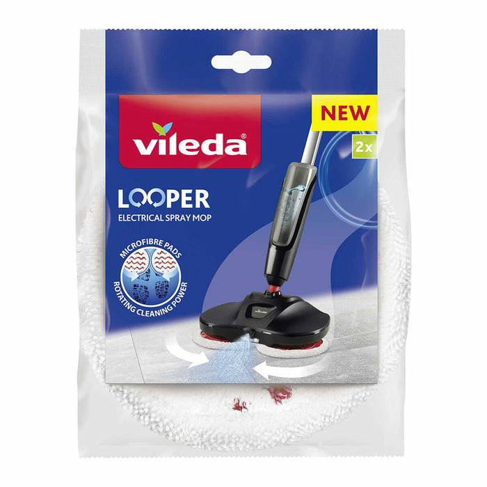 Резервни Части за Мопове Vileda Looper 169837 Микрофибър Велур