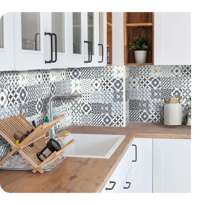 PVC ЛАМПЕРИЯ VILO BLUE PATCHWORK