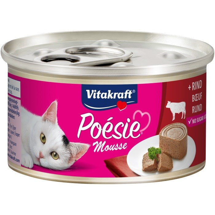 VITAKRAFT Poésie Mousse Beef - мокра храна за котки - 85гр