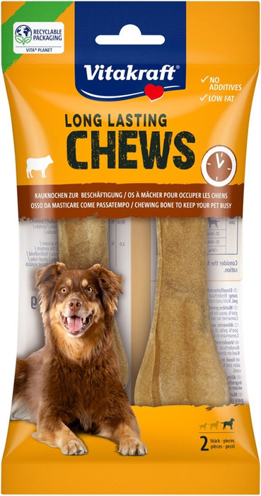 VITAKRAFT Long Lasting Chews Beef 14cm - лакомство за кучета - 2x60g