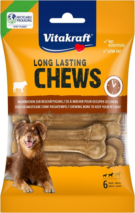 VITAKRAFT Long Lasting Chews Beef 8cm - dog treat - 108g