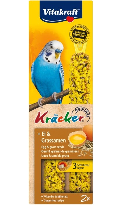 VITAKRAFT Kräcker Яйце със сусам - лакомства за вълнисти папагалчета - 2 бр.