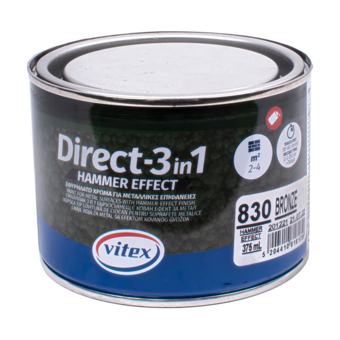 DIRECT 3В1 ЕМАЙЛЛАК NO 830 ХАМЪР ЕФЕКТ 375 ML VITEX