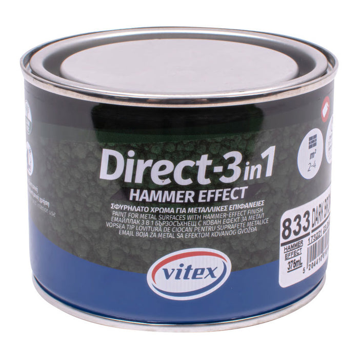 DIRECT 3В1 ЕМАЙЛЛАК NO 833 ХАМЪР ЕФЕКТ 375 ML VITEX