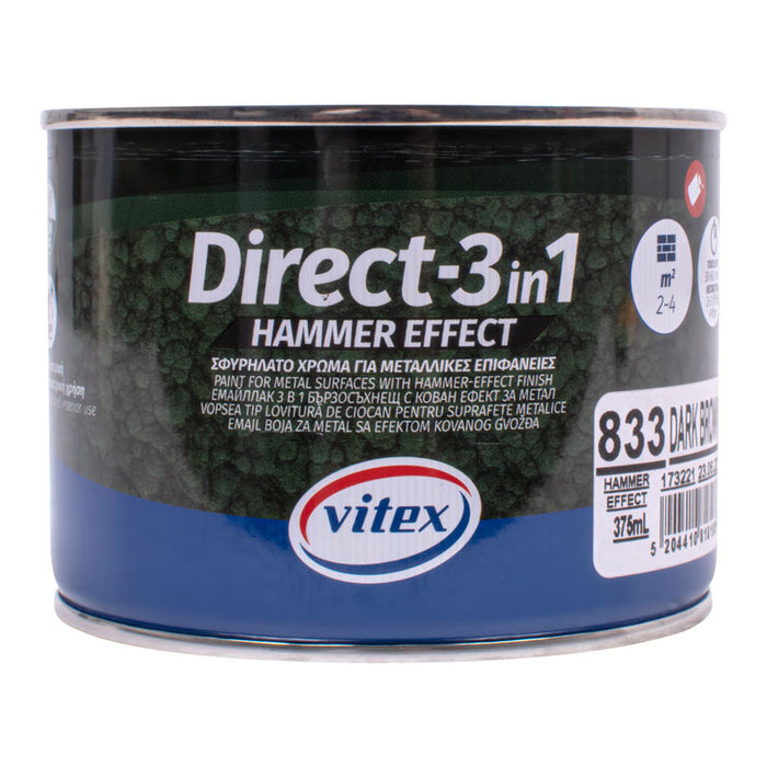 DIRECT 3В1 ЕМАЙЛЛАК NO 833 ХАМЪР ЕФЕКТ 375 ML VITEX
