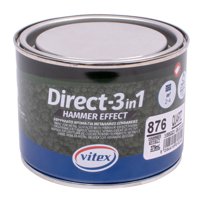 DIRECT 3В1 ЕМАЙЛЛАК NO 876 ХАМЪР ЕФЕКТ 375 ML VITEX