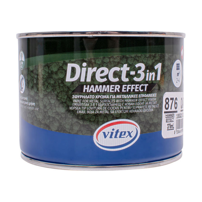 DIRECT 3В1 ЕМАЙЛЛАК NO 876 ХАМЪР ЕФЕКТ 375 ML VITEX