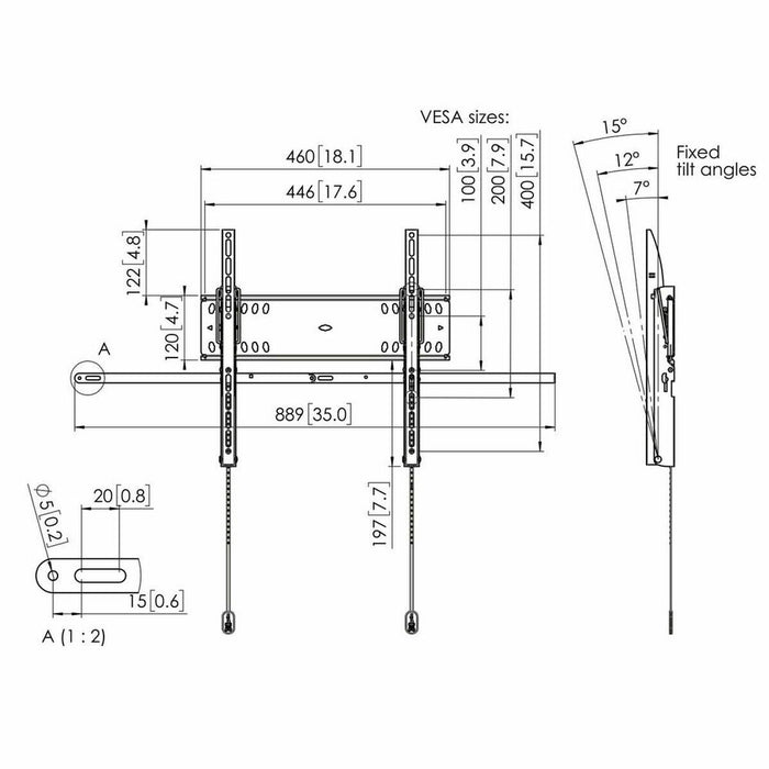 Поставка за телевизор Vogel's PFW 4510 55" 50 kg