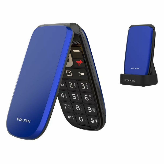 Мобилен телефон за по-възрастни хора Volfen ASTRO FLIP 48 MB 2,8" Син 4G