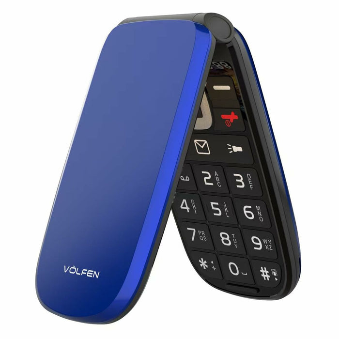 Мобилен телефон за по-възрастни хора Volfen ASTRO FLIP 48 MB 2,8" Син 4G
