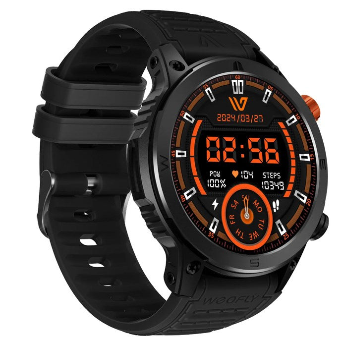 Weofly Conquer Smartwatch - Многофункционален часовник Bluetooth 5.3 черен