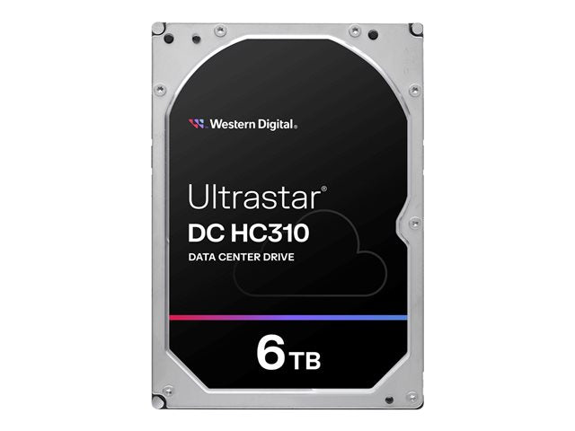 WESTERN DIGITAL Ultrastar DC HC310 3.5inch 26.1MM 6000GB 256MB 7200RPM SAS ULTRA 512E TCG P3