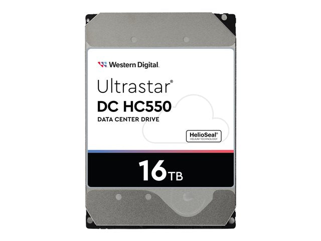 WESTERN DIGITAL Ultrastar DC HC550 3.5inch 26.1MM 16000GB 512MB 7200RPM SATA ULTRA 512E ISE NP3