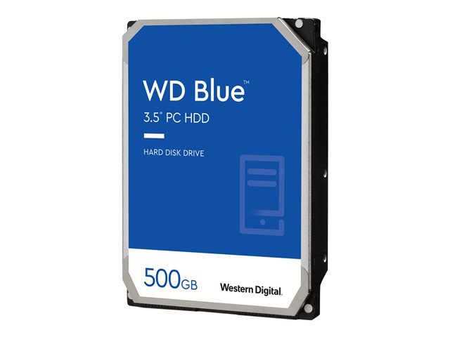 WD Blue 500GB SATA 6Gb/s HDD вътрешен 3.5inch serial ATA 32MB кеш 7200RPM RoHS съвместим Bulk