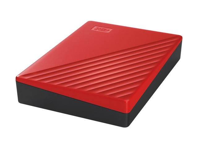 WD My Passport 6TB преносим твърд диск USB3.0 USB2.0 съвместим Червен Retail