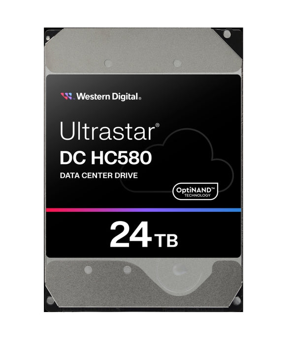 Western Digital Ultrastar 24TB (3.5", 512MB, 7200 RPM, SATA 6Gb/s, 512N SE NP3)