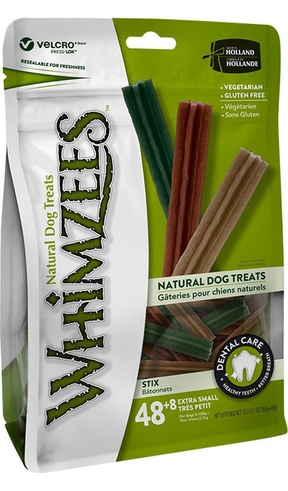 WHIMZEES Stix дъвка за кучета XS - 56 бр.
