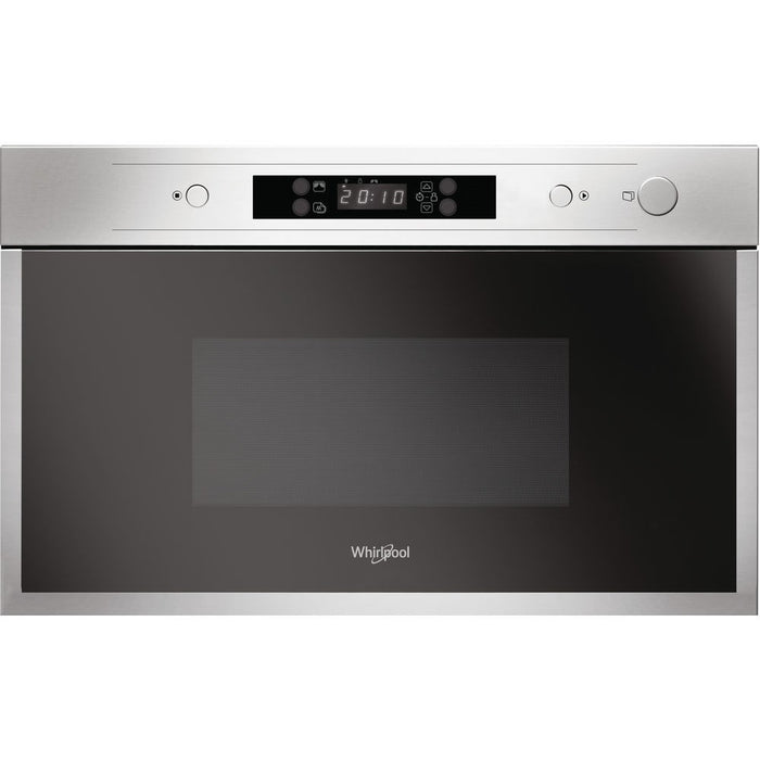 Микровълнова Whirlpool AMW 440/IX Микровълнова Solo за вграждане 22 L 750 W Черен, Сребрист