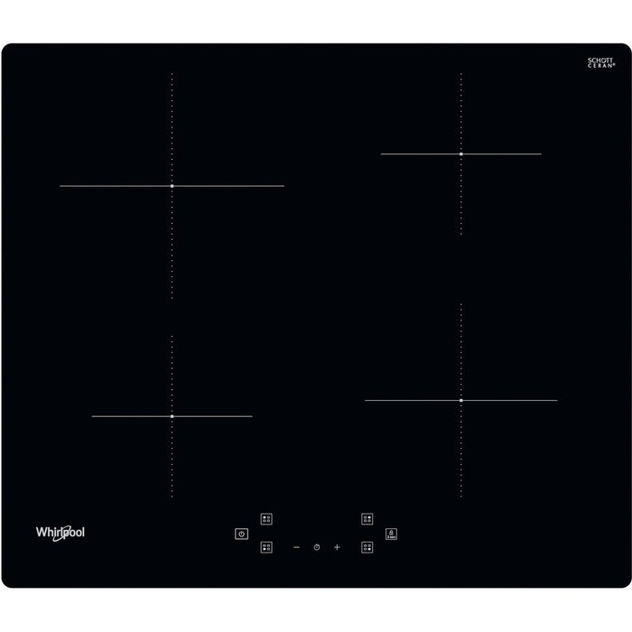 Котлон Whirlpool WS Q4860 NE Черен Вграждане 60 см Зона Индукционен котлон 4 зони