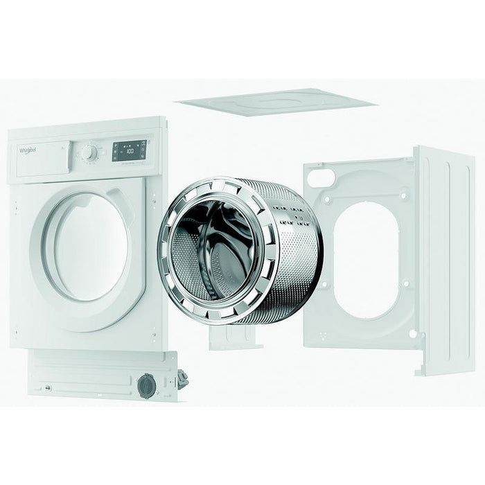 Вградена пералня Whirlpool BI WMWG 81485E EU*** , 1400 об./мин., 8.00 kg, B , Бял