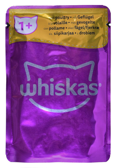 WHISKAS Класически ястия в сос - мокра котешка храна - 80х85гр