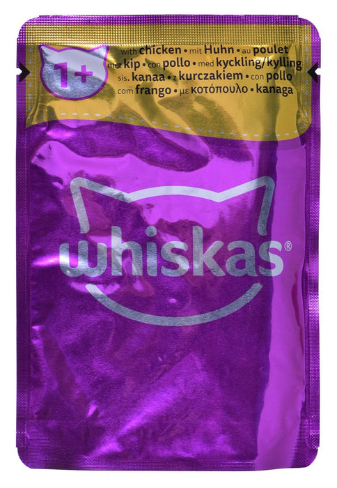 WHISKAS Класически ястия в сос - мокра котешка храна - 80х85гр