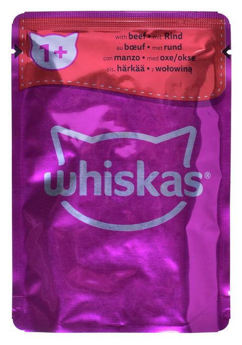 WHISKAS Класически ястия в сос - мокра котешка храна - 80х85гр
