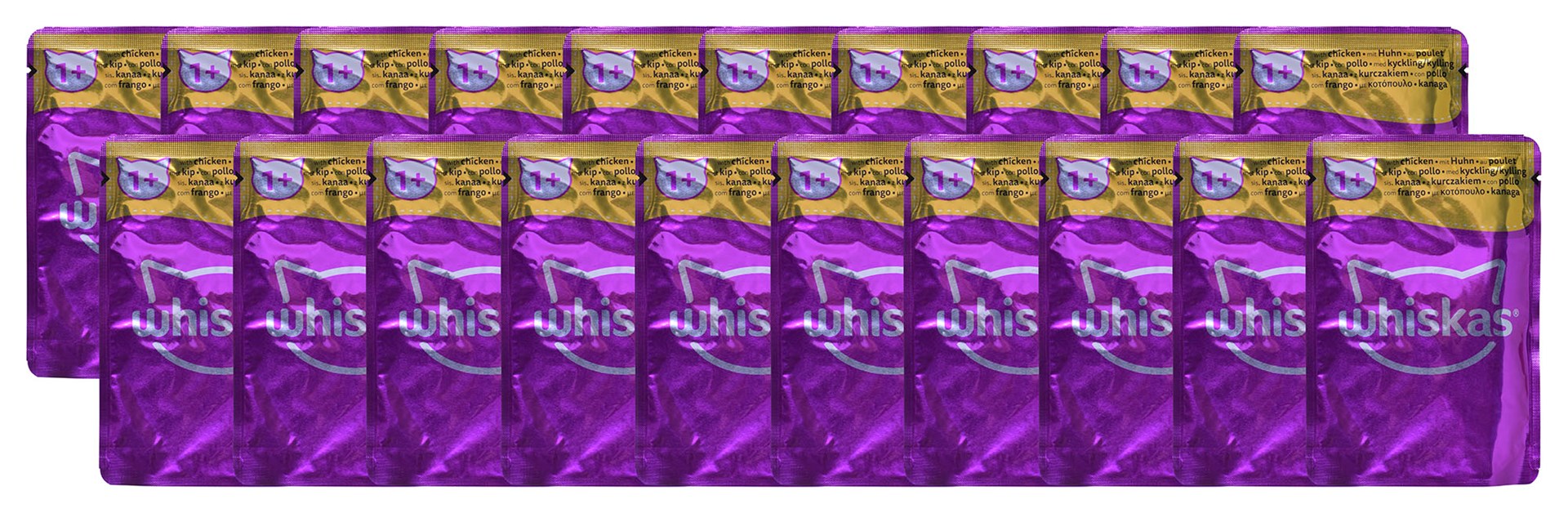 WHISKAS Класически ястия в сос - мокра котешка храна - 80х85гр