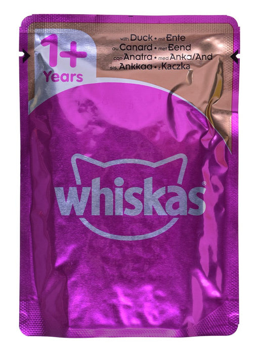 WHISKAS Poultry Feasts in Jelly - мокра храна за котки - 80x85гр