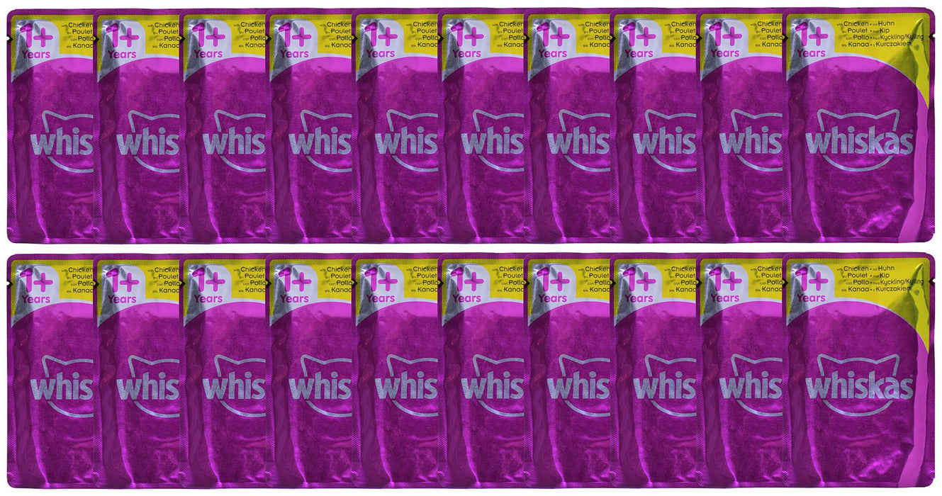 WHISKAS Poultry Feasts in Jelly - мокра храна за котки - 80x85гр
