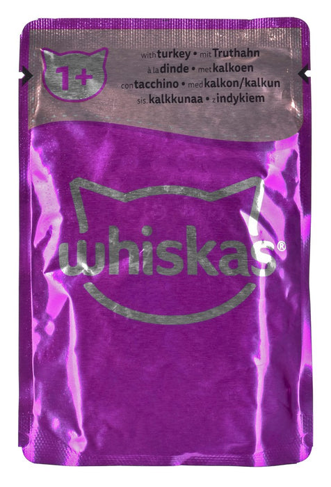 WHISKAS Poultry Feasts in Jelly - мокра храна за котки - 80x85гр