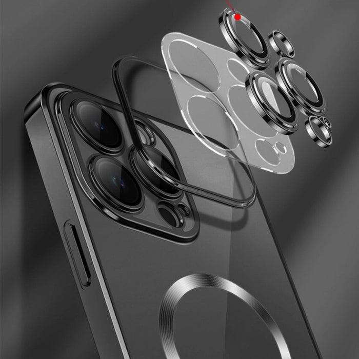 Wozinsky Electroplated Magsafe калъф за Samsung Galaxy S24 FE - черен