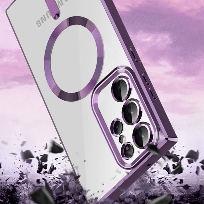 Wozinsky Electroplated Magsafe калъф за Samsung Galaxy S24 FE - черен