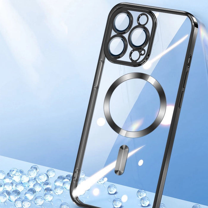 Wozinsky Electroplated Magsafe калъф за Samsung Galaxy S24 FE - черен