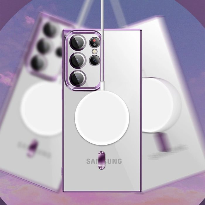 Wozinsky Electroplated Magsafe калъф за Samsung Galaxy S24 FE - черен